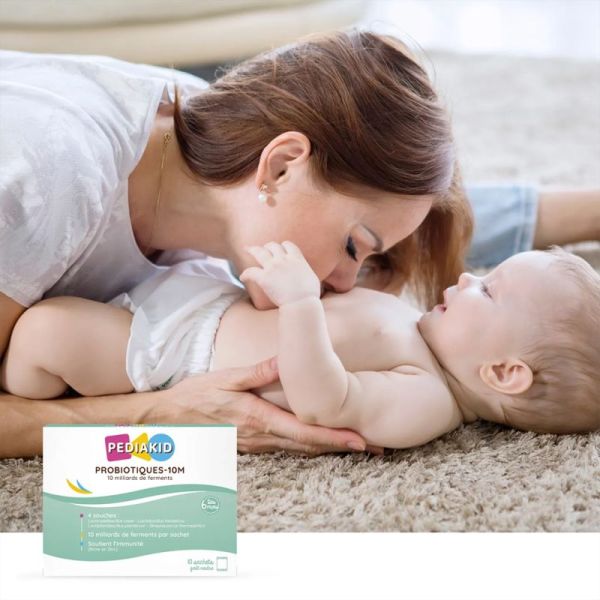 Pediakid Probiotiques-10M 10 Sachets – Équilibre de la flore intestinale