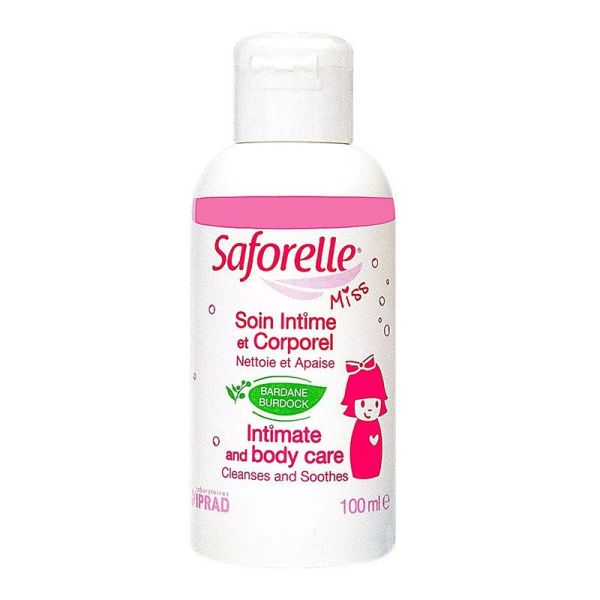 Saforelle Miss Soin Intime et Corporel - 100 ml - Enfant dès 2 Ans