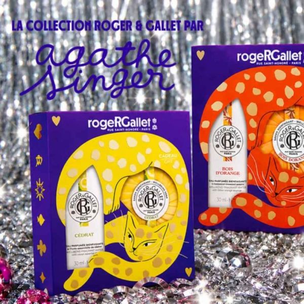 Roger&Gallet Trousse Jean-Marie Farina 2 pièces - Eau de cologne vivifiante et déodorant 24h