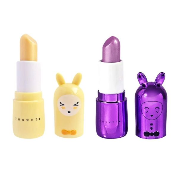 Inuwet Coffret Bouh Duo Baumes à Lèvres Parfumés Ananas & Framboise