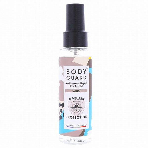 Bodyguard Répulsif Anti-moustiques Parfumé - 100ml - Senteur Monoï - Protection 8h, douce et efficace