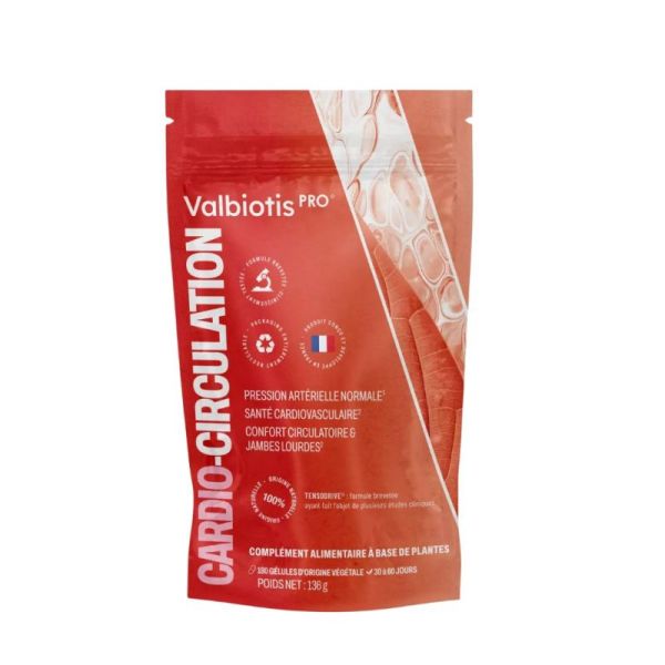 Valbiotis Pro® Cardio-Circulation Santé Cardiovasculaire - 180 Gélules