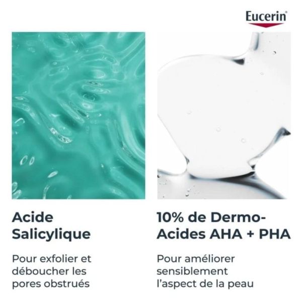 Eucerin Dermopure Clinical Peeling 10 Soin de Nuit Rénovateur 40 ml - Renouvelle le grain de peau et réduit les imperfections