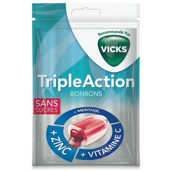 Vicks Bonbons au Menthol 72 g