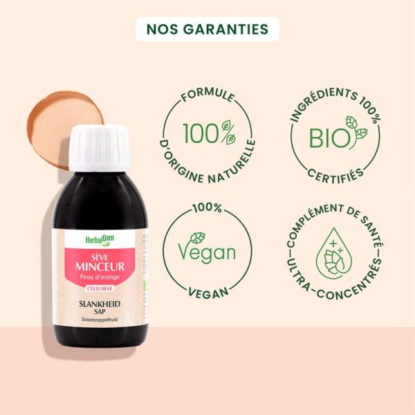 HerbalGem Celluseve Minceur Bio 250ml – Silhouette et drainage