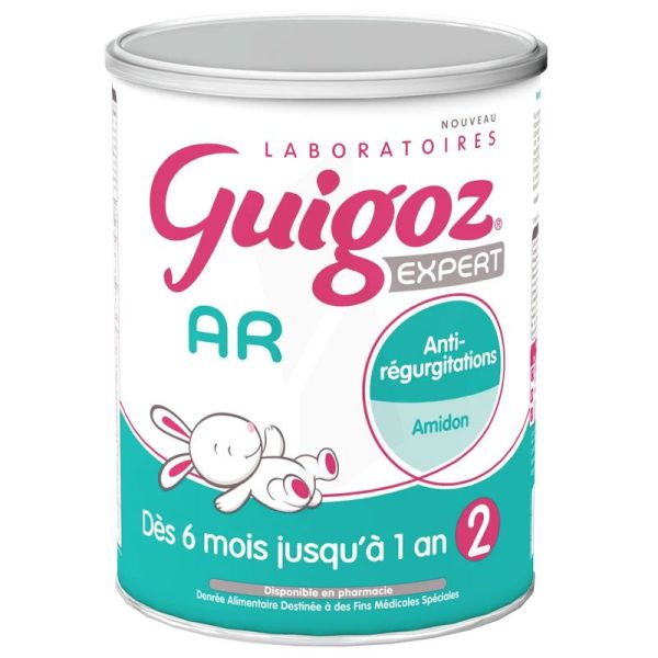 Guigoz Expert Lait infantile AR - 2ᵉ âge de 6 à 12 mois - Anti-Régurgitations - 780g