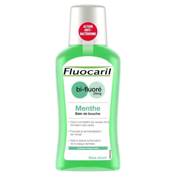 Fluocaril Bain de Bouche Bi-Fluoré 250mg Menthe - 300ml