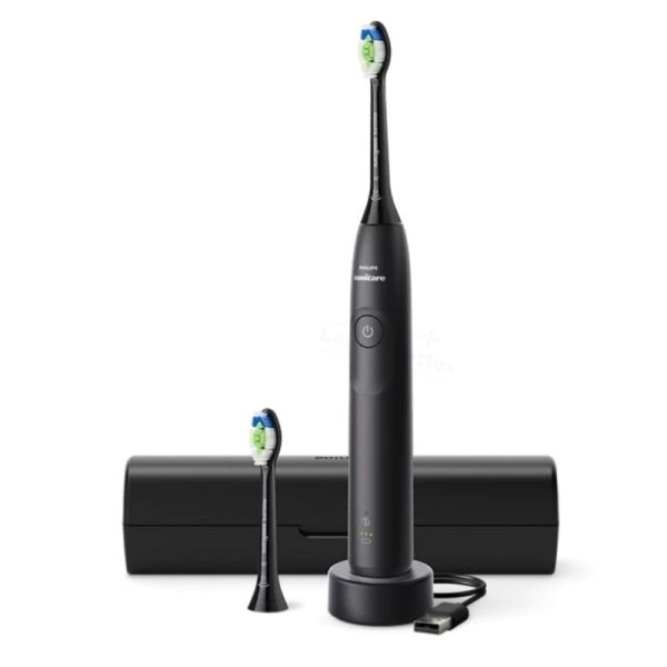 Philips Sonicare Série 5300 noire - Brosse à dents électrique sonique rechargeable avec capteur de pression