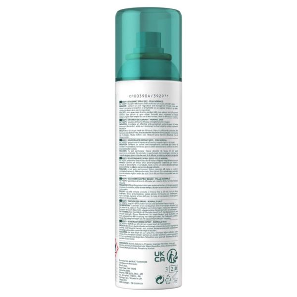 RoC Keops Déodorant Spray Sec 48h Sans Alcool - 150 ml