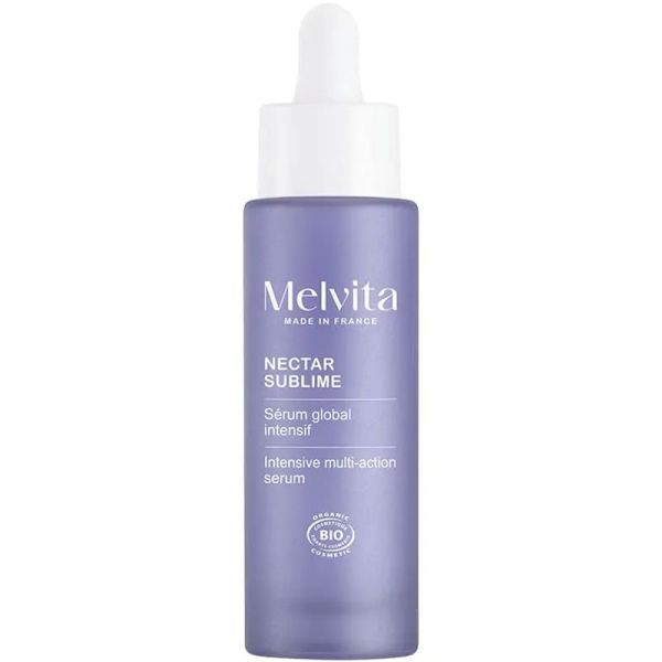 Melvita Nectar Sublime - Sérum Global Intensif Visage Bio - Tous Types de Peaux - 30ml