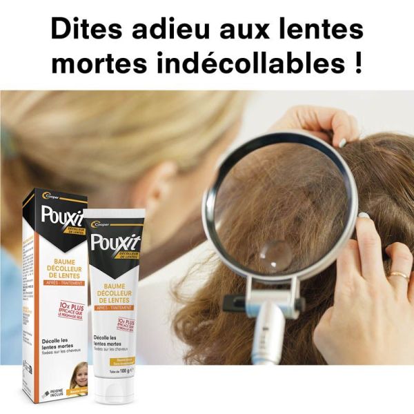 Pouxit Baume Décolleur de Lentes - 100ml + Peigne