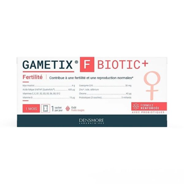Densmore Gametix F Biotic + - 1 mois - Contribue à une fertilité et une reproduction normales
