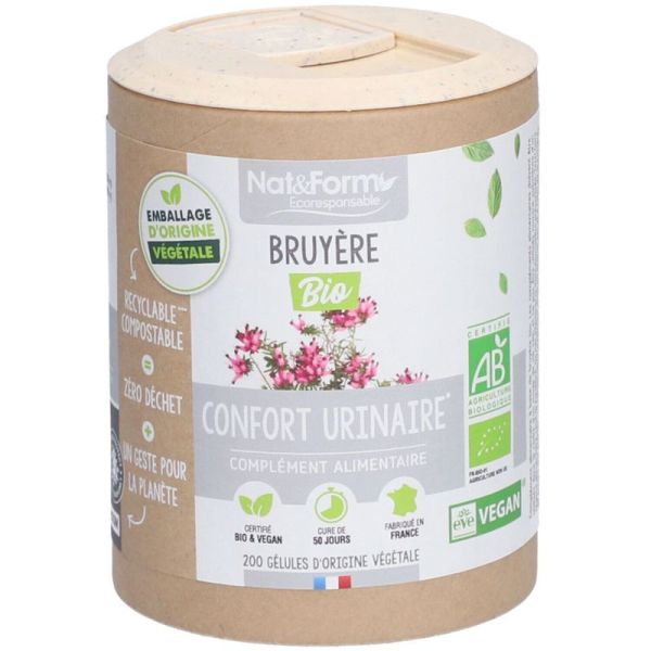 Nat&Form Bruyère Bio - Bien-être urinaire et soutien naturel des fonctions d’élimination