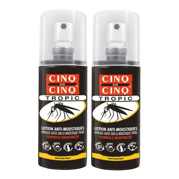 Cinq sur Cinq Tropic Lotion Anti-Moustiques - 2X75ml