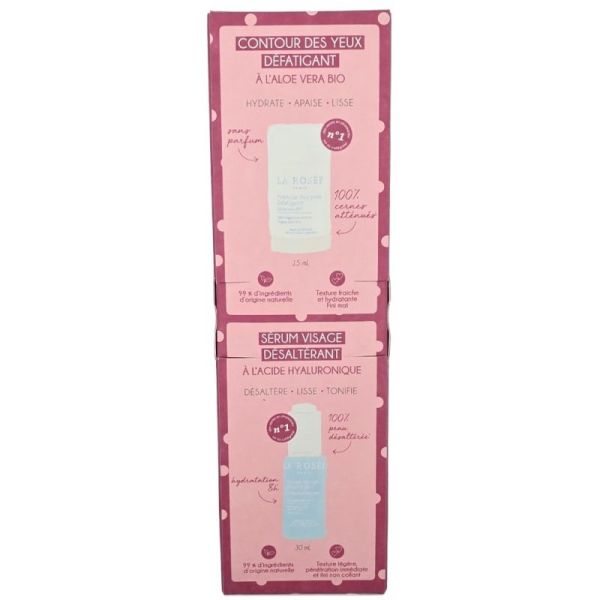 La Rosée Duo Visage Hydratant et Défatiguant 1 coffret - Soin visage et contour des yeux