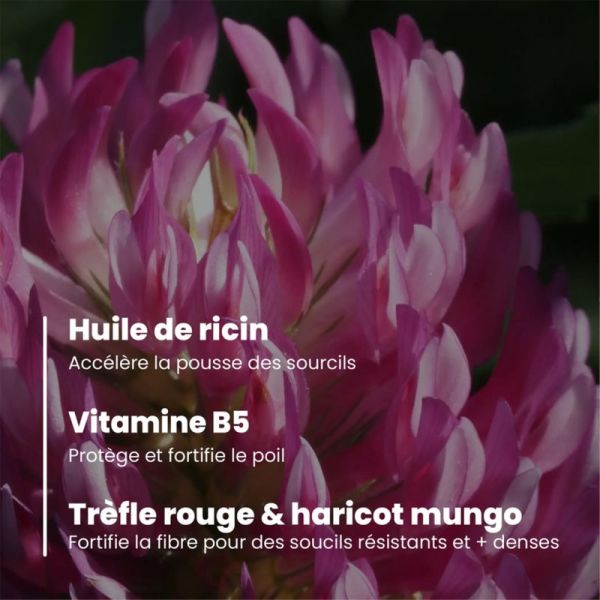 Charlotte Bio Gel Mascara à Sourcils Teinté Brun – Structure, densifie et fixe sans effet carton