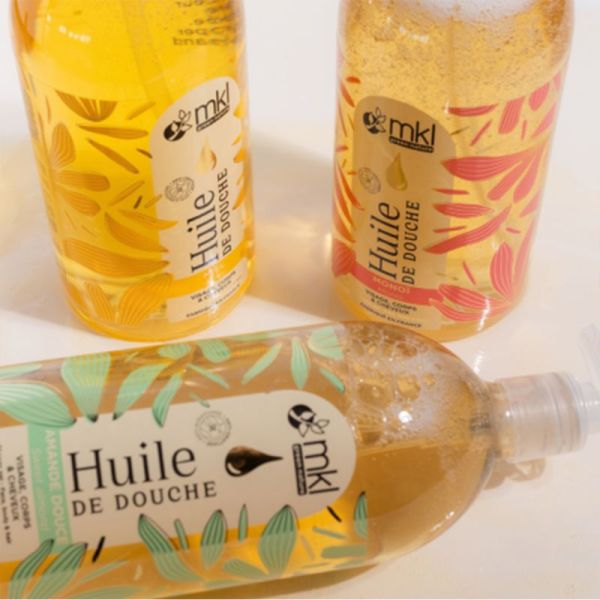 MKL Huile de Douche Amande Douce 1L – Apaisante et nourrissante