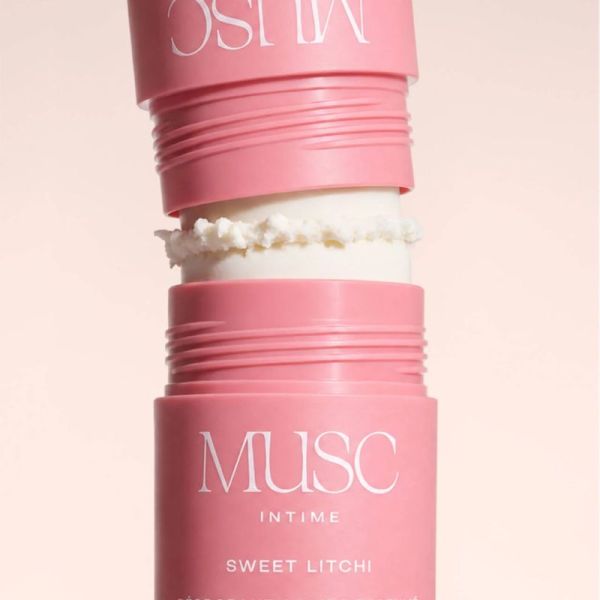 Musc Intime Sweet Litchi Déodorant Solide Parfumé 50g – Fraîcheur et protection