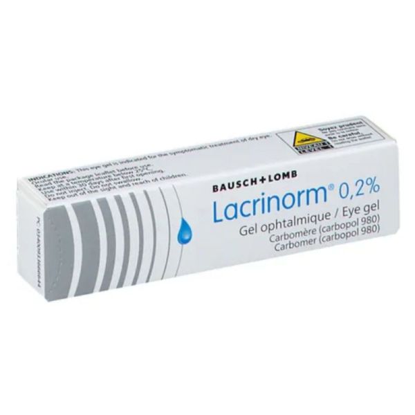 Lacrinorm 0,2% gel ophtalmique 10 g