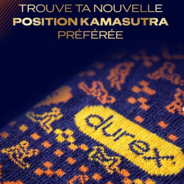 Durex Coffret Intensity 10 préservatifs + 1 paire de chaussettes offertes - Préservatifs sans latex et chaleur partagée