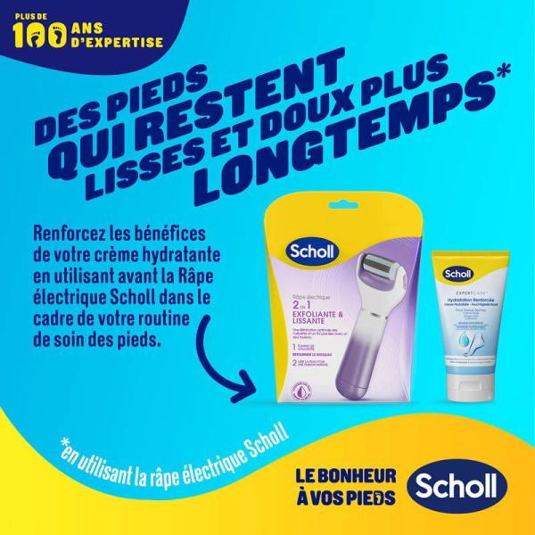 Scholl Expertcare Crème Hydratante Quotidienne pour Pieds - 150ml - Peaux Normales à Sèches