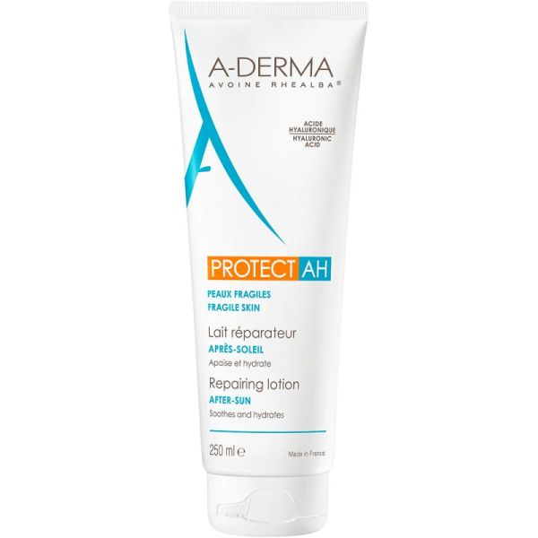 A-Derma Protect AH Lait Réparateur Après-Soleil - 250 ml - Apaise, hydrate et répare les peaux fragiles
