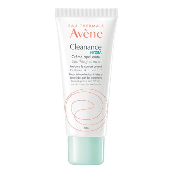 Avène Cleanance Hydra Crème Apaisante - 40 ml - Soin réparateur pour peaux fragilisées