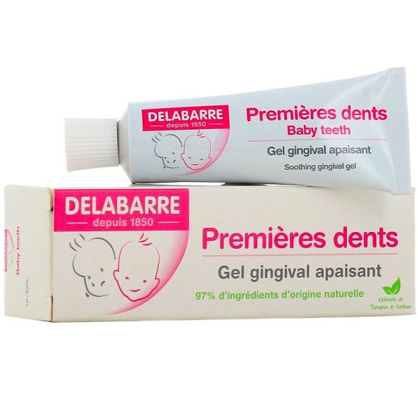 Delabarre Gel Premières Dents - Poussées Dentaires des Nourrissons - 20g