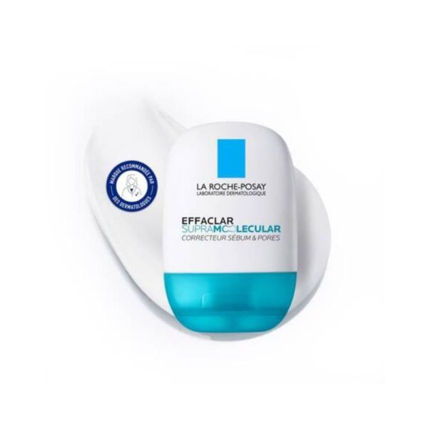 La Roche Posay Effaclar Supramolecular Correcteur sébum et pores 40 ml - Gel frais hydratant et matifiant anti-imperfections