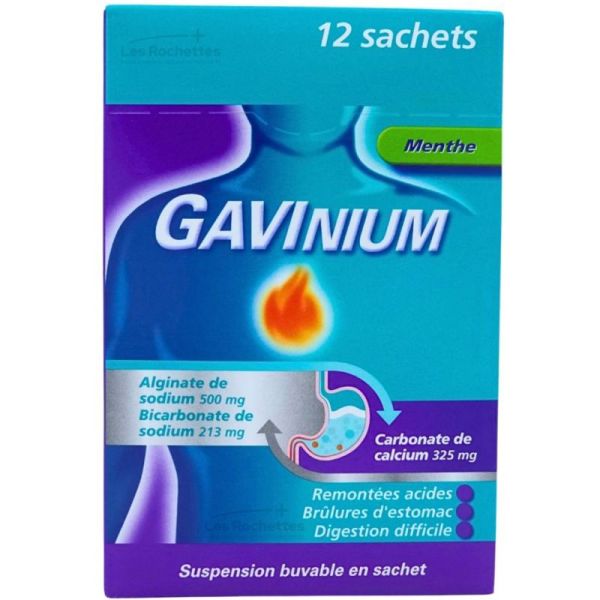 Reckitt Benckiser Gavinium – 12 Sachets de 10 ml