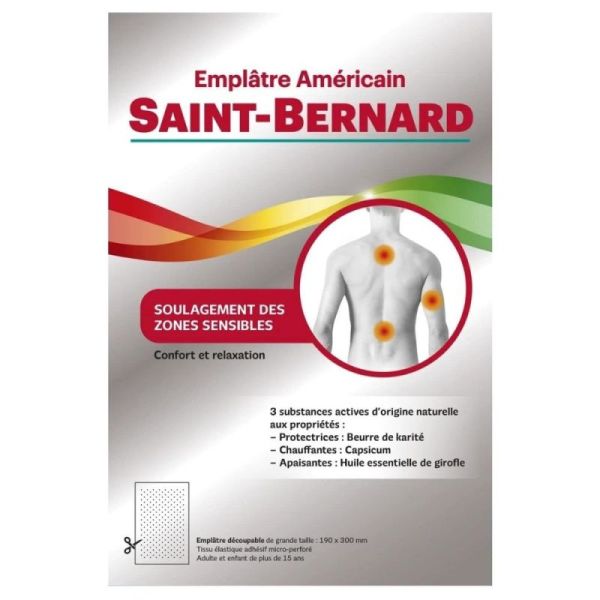 Saint-Bernard Emplâtre Américain - 1 emplâtre