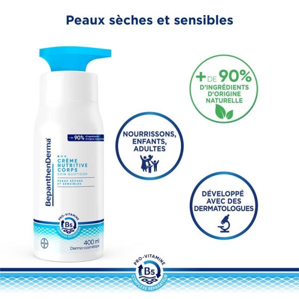 Bepanthen Derma Crème Nutritive Corps - 400 ml