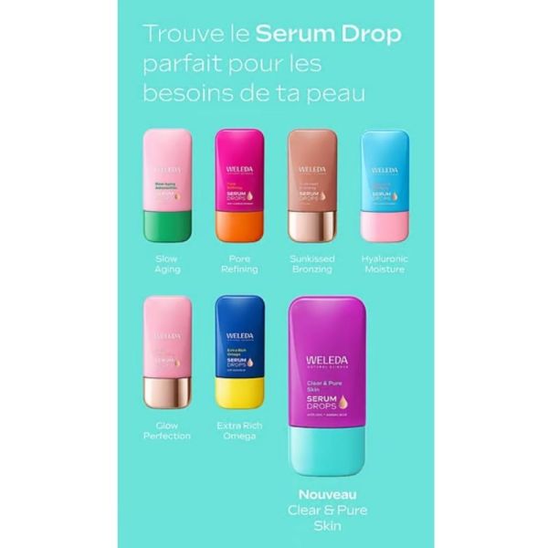 Weleda Clear & Pure Skin Serum Drops 30 ml - Peau nette et purifiée en 7 jours