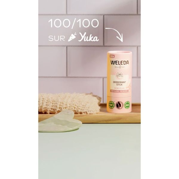 Weleda Déodorant Stick Sensitive 50g – Protection douce peaux sensibles
