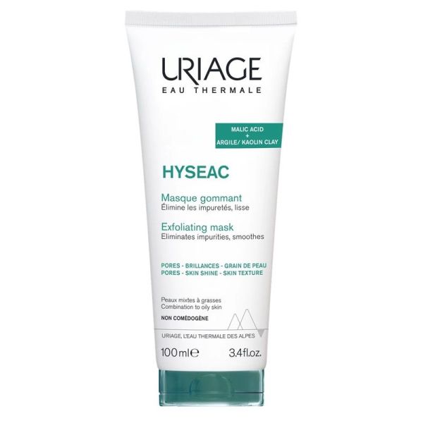 Uriage Hyséac Masque Gommant Peaux Mixtes à Grasses - 100ml