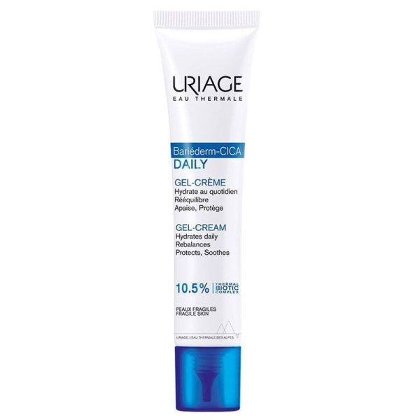 Uriage Bariéderm CICA Daily Gel-Crème Visage - 40 ml – Hydratation, Réparation & Protection