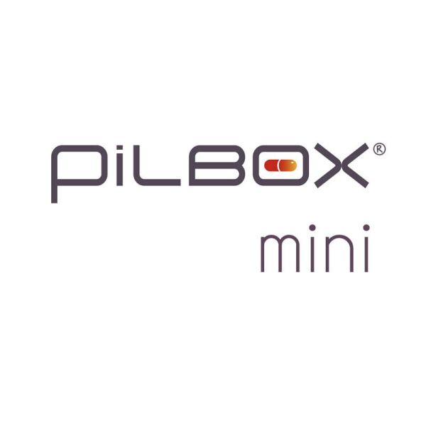Cooper Pilbox Mini Pilulier Hebdomadaire Gris Clair - 1 pièce - Organisation hebdomadaire compacte