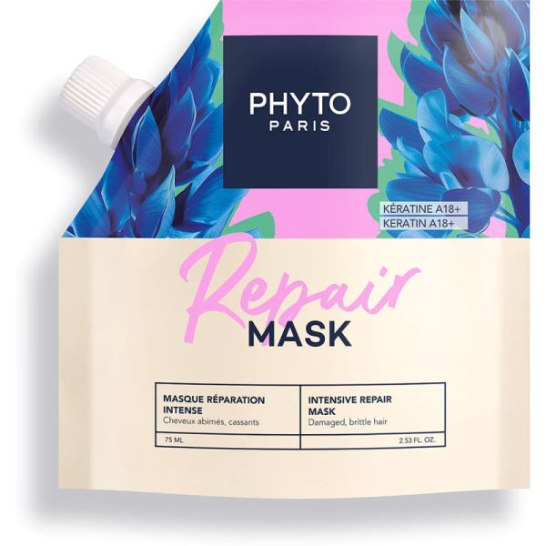 Phyto Réparation Masque Cheveux Abîmés et Cassants 75ml – Force et éclat