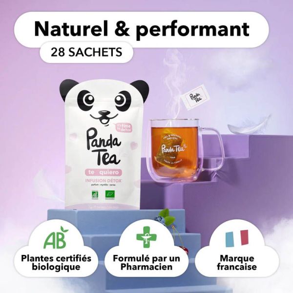 Panda Tea Infusion Detox Tea Quiero - 28 sachets