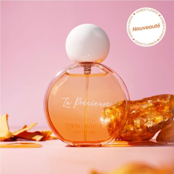 Musc Intime Parfum Cheveux Ambre Flower La Précieuse - 50ml - Sublime, parfume et fait briller la chevelure