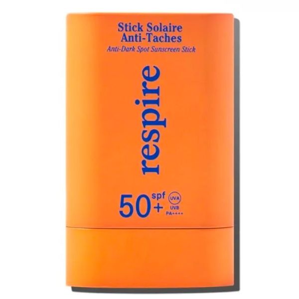 Respire Stick Solaire Anti-Taches SPF50+ - 15 g - Très haute protection et prévention des taches