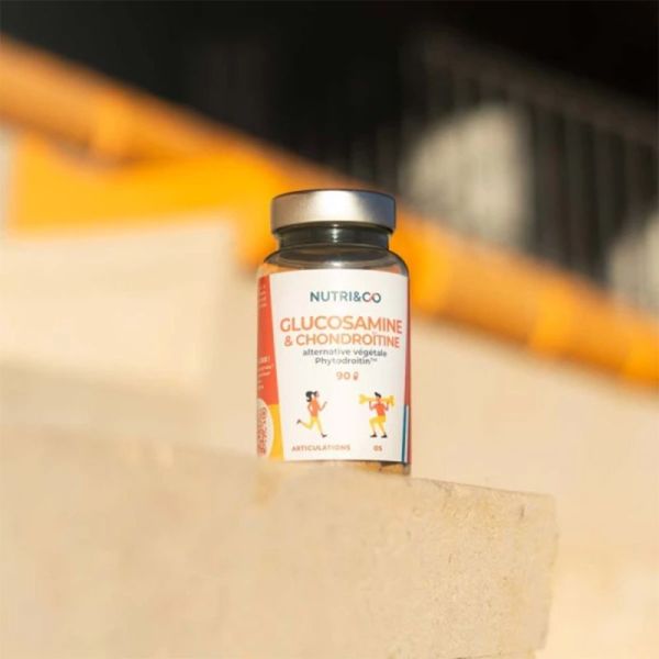 Nutri&Co Glucosamine et Chondroïtine 90 Gélules – Confort et mobilité articulaire