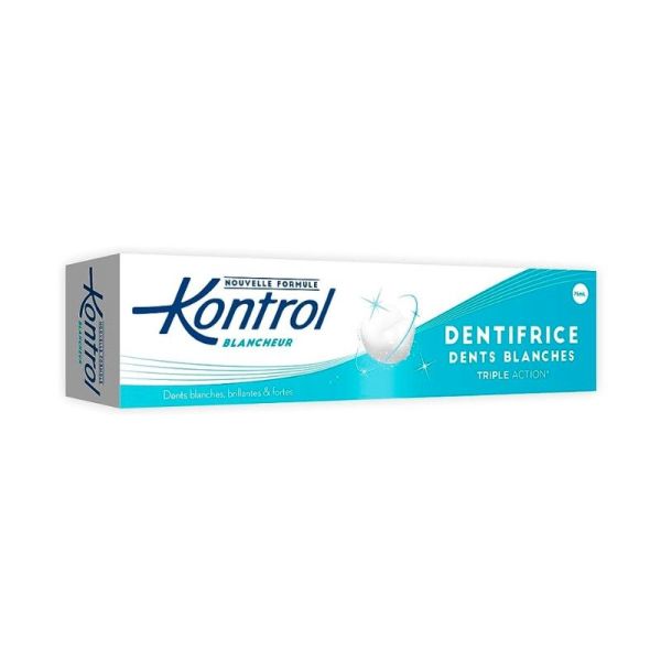 Kontrol Dentifrice Dents Blanches - 75ml