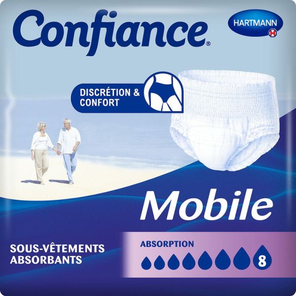 Confiance Mobile Protections Absorbantes 8 Gouttes - Taille S - 14 Pièces