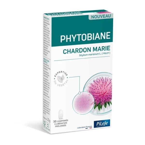 Pileje Phytobiane Chardon Marie - 30 Comprimés