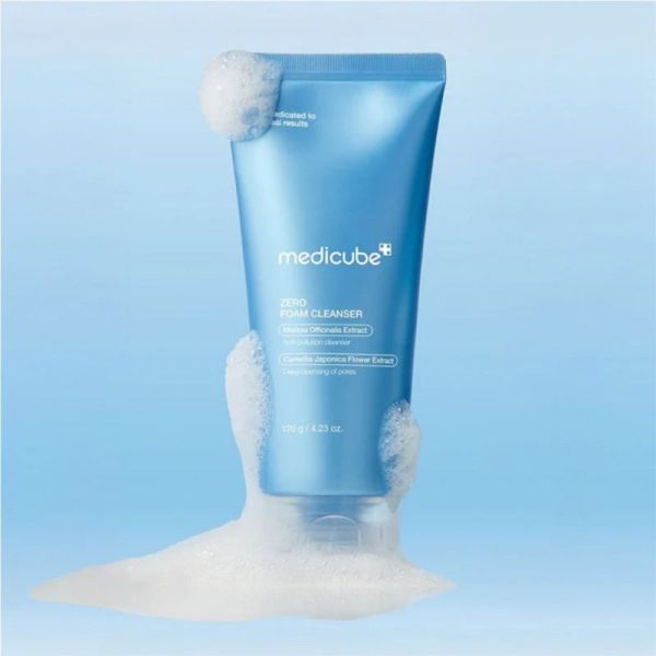 Medicube Zero Foam Cleanser 120g - Nettoyant visage anti-pollution et soin des pores