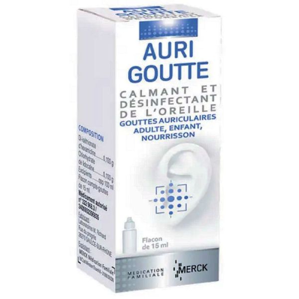 Aurigoutte Gouttes auriculaires 15 ml