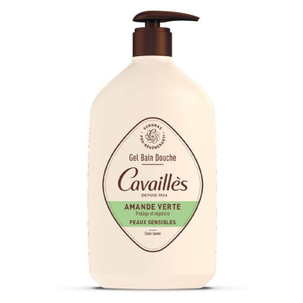 Rogé Cavaillès Gel Bain Douche Amande Verte 1 litre