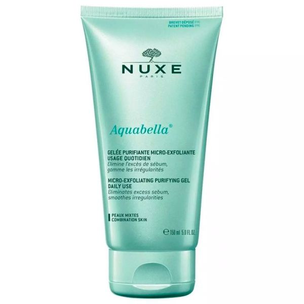 Nuxe Aquabella Gelée Purifiante Micro-Exfoliante - 150 ml - Nettoie, purifie et affine le grain de peau