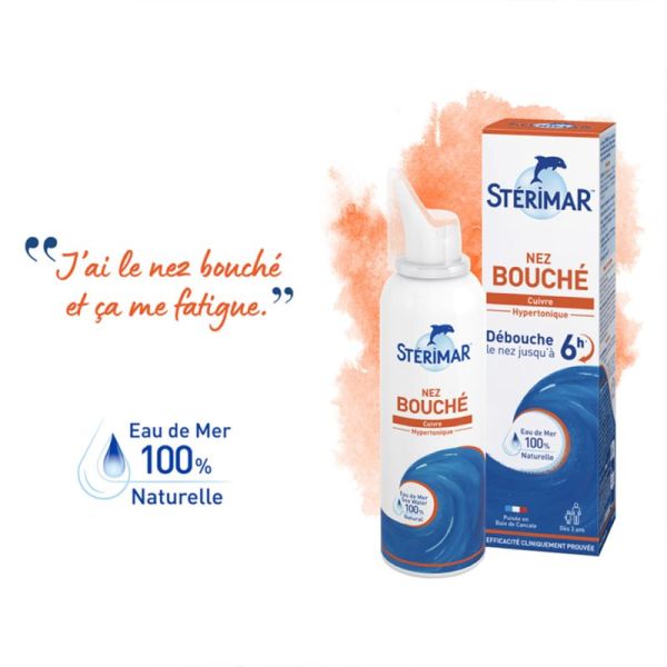 Stérimar Nez Bouché 100ml – Décongestion rapide et soulagement